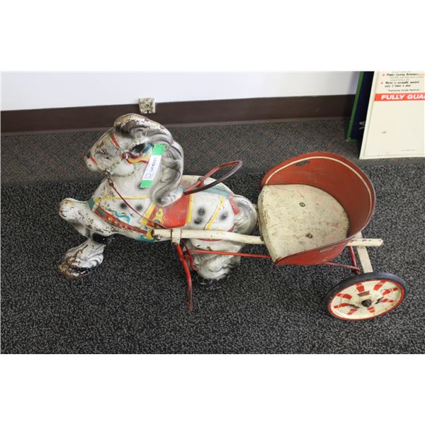 2 Wheel Kid Horse Cart Pony Express Mobo 35" Long 14" Wide