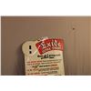 Image 4 : Exide Battery Tin Sign Single Sided 12" x 28" 1955