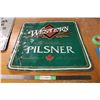 Image 1 : Western Pilsner Tin Sign 23.5" x 23.5"
