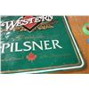 Image 2 : Western Pilsner Tin Sign 23.5" x 23.5"