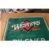 Image 3 : Western Pilsner Tin Sign 23.5" x 23.5"