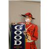 Image 3 : Goodrich Safety Tires Porcelain/Enamel Sign 34" Tall