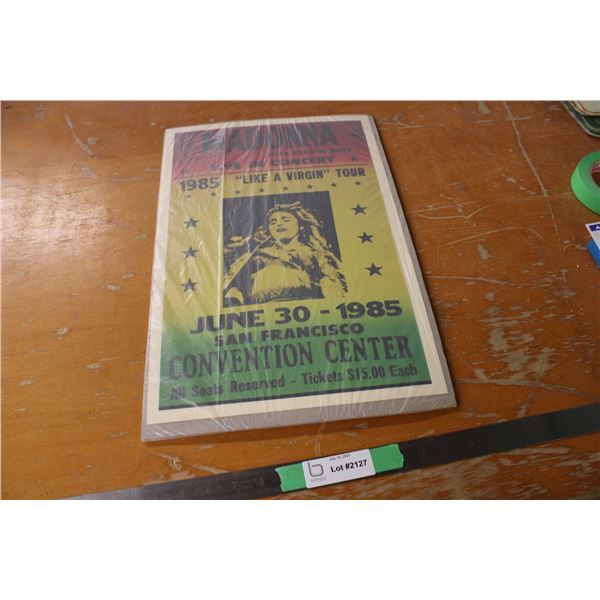 Madonna Concert Poster