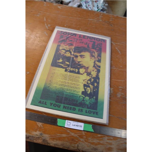 John Lennon Concert Poster