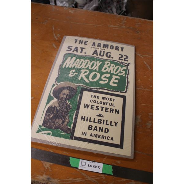 Maddox Bros & Rose Poster