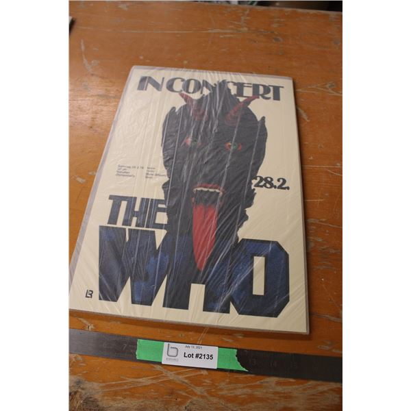 The Who Concert Poster