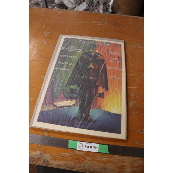 The Ozz Fest 1998 Ozzy Osbourne Poster