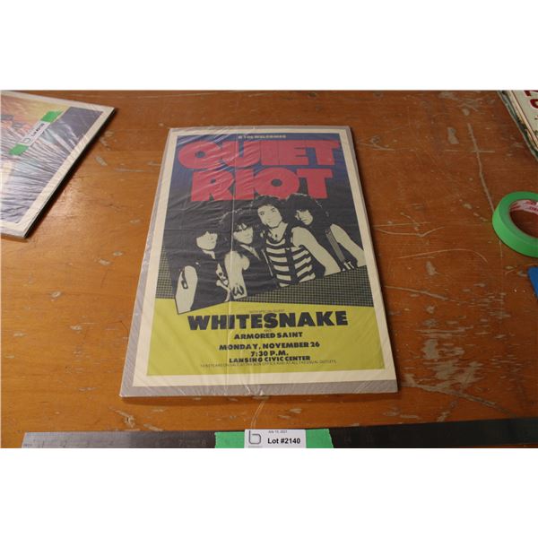 Quiet Riot Concert Poster