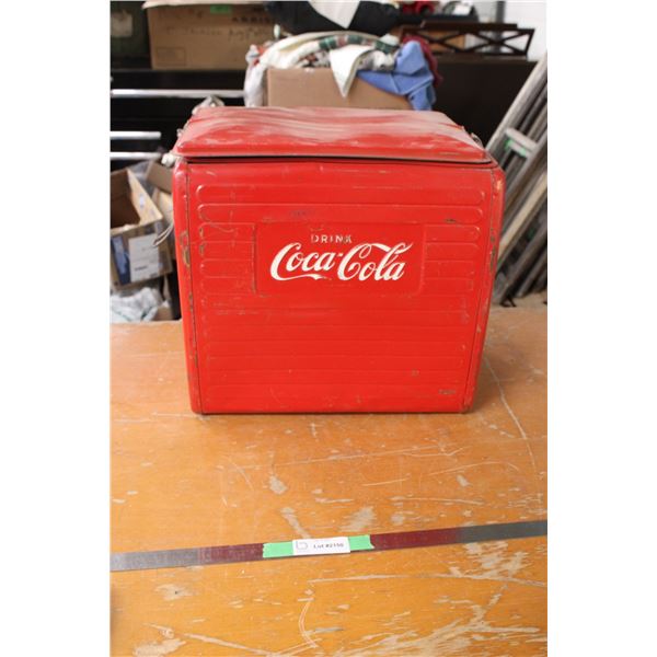 Coca Cola Cooler Galvanized Inside
