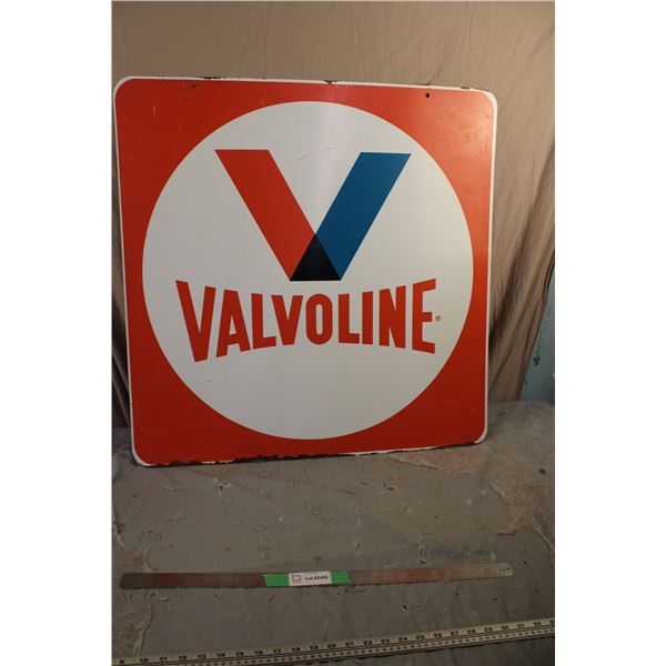 Double Sided Vavoline Sign 30" x 30"