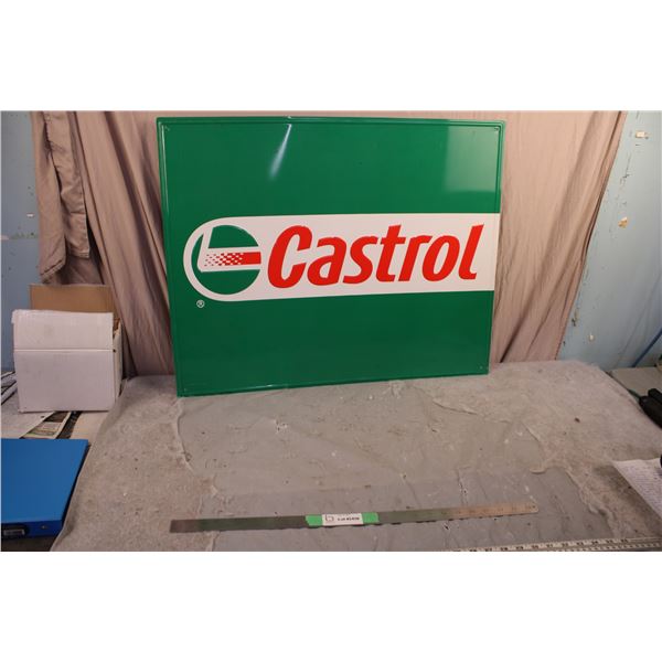 Castrol Tin Sign 30" x 24"