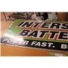 Image 2 : Interstate Batteries Tin Sign 60" x 24"