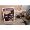 Image 1 : (2X THE MONEy) Motorcycle and Car Tin Sign 16" x 12.5"