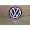 Image 1 : Volkswagon Tin Sign 12" Diameter