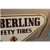 Image 2 : Seiberling Safety Tires Tin Sign Double Sided
