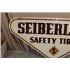 Image 3 : Seiberling Safety Tires Tin Sign Double Sided