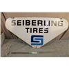 Image 4 : Seiberling Safety Tires Tin Sign Double Sided