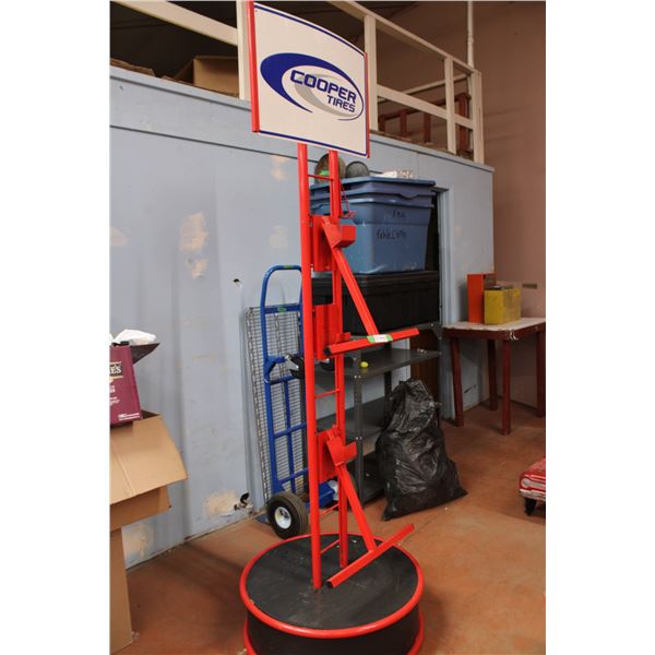 Cooper Tires Display Rack 88" Tall X 28" Base