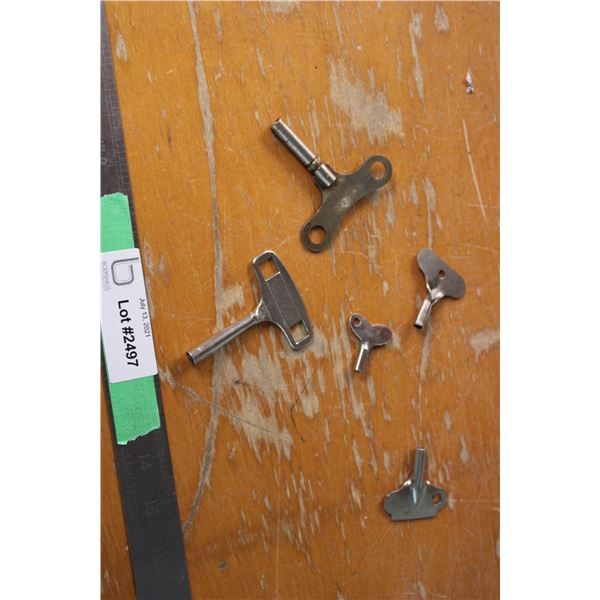 Vintage Clock Keys