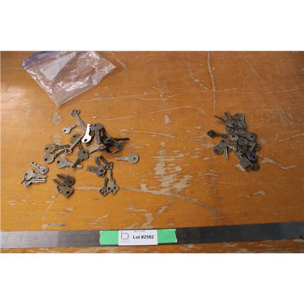 (2X THE MONEY) Lot of Keys