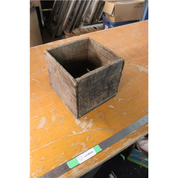 Thrashers Hard Oil Wooden Box 9" x 9"