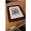 Image 1 : RH Palesnke Print in Frame 15" x 19"