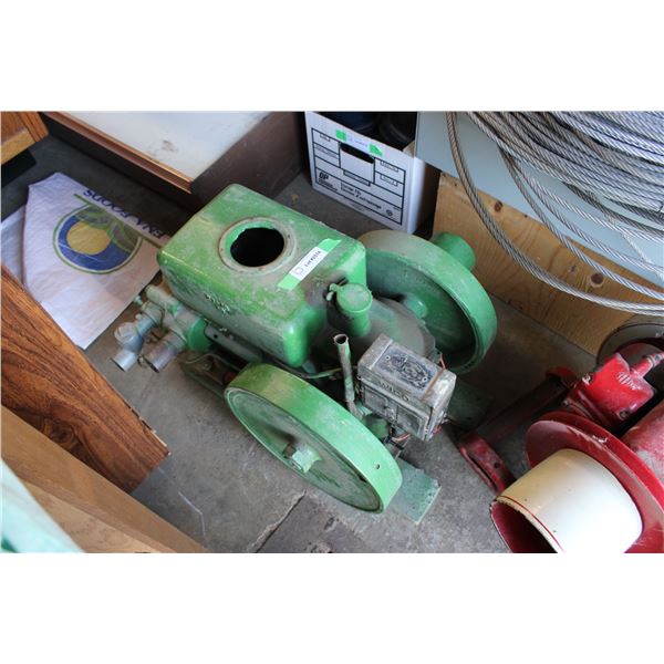 Massey Harris (Green) Stationary Engine 2HP Model R (Not Seized)
