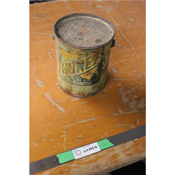 Vintage Pure Honey Tin