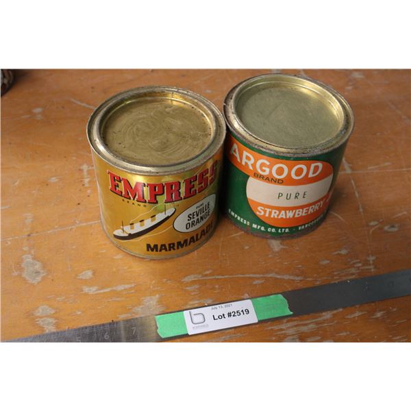 Empress Jam Tin and Argood Tin