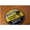 Image 2 : Mercury Outboard Motor Tin Sign 12" Diameter