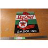 Image 1 : Sky Chief Texaco Tin Sign 12.5" x 15.5"