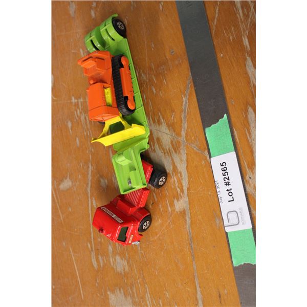 Lesney Toys Semi and Bulldozer