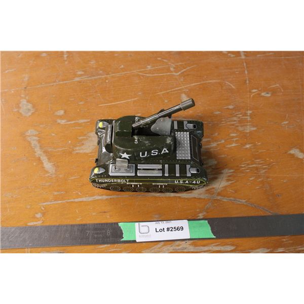 Thunder Bolt Tin Tank