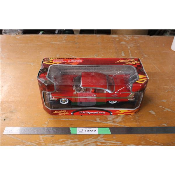 1958 Plymouth Fury American Graffiti 1/18th Scale