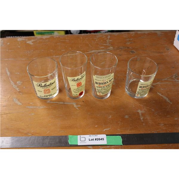 Ballantine's and Hudson's Bay Glasses