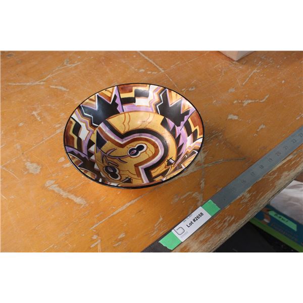 1920's Hand Decorated Bowl