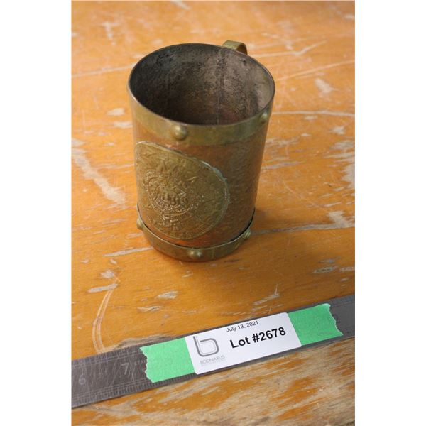 Handmade Arts & Crafts Copper Mug