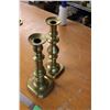 Image 2 : (2X THE MONEY) Candle Stick Holders Brass