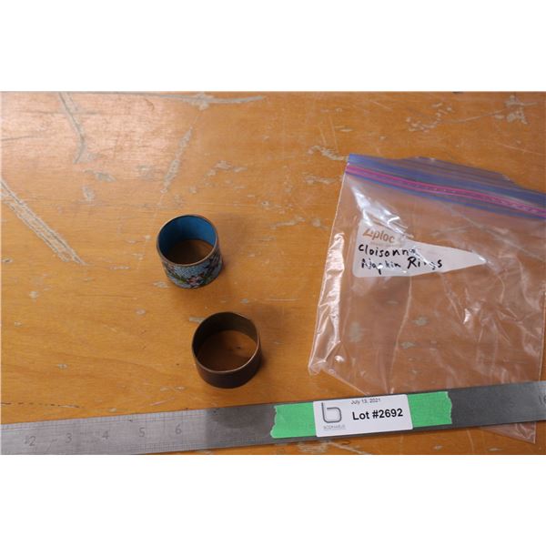 Cloisonne Napkin Rings