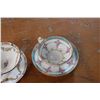 Image 2 : Minton Glass Tea Cups and Saucers