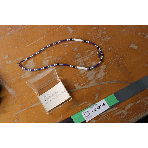 Sign David Audette Sitka Alaska Necklace