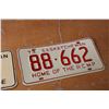 Image 2 : 1957 + 1973 Sask Licence Plates