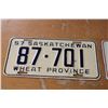 Image 3 : 1957 + 1973 Sask Licence Plates
