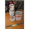Image 1 : Collection of 4 Rogers Golden Syrup Pails
