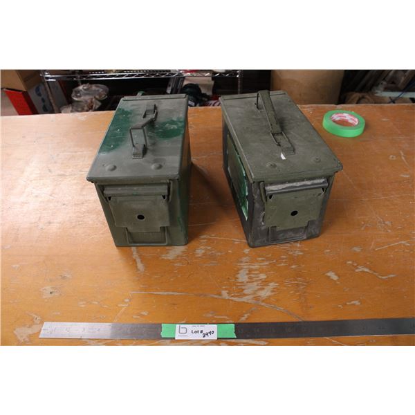 (2X THE MONEY) Ammunition Metal Boxes
