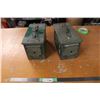 Image 1 : (2X THE MONEY) Ammunition Metal Boxes