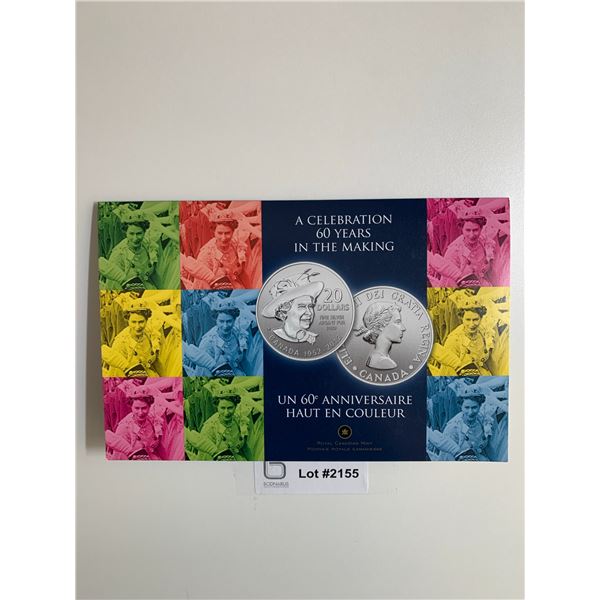 $20 Pure Silver Commemorative Coin 2012 Diamond Jubilee