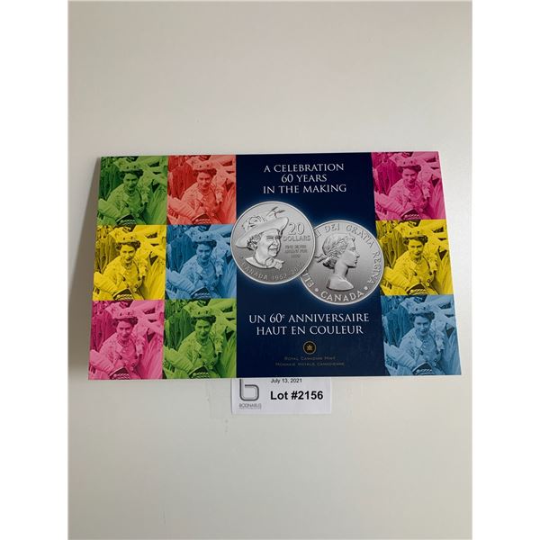 $20 Pure Silver Commemorative Coin 2012 Diamond Jubilee