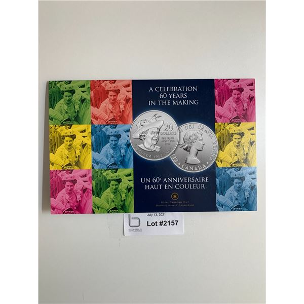 $20 Pure Silver Commemorative Coin 2012 Diamond Jubilee