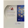 Image 2 : 2010 Vancouver Olympics UNC Coin Set with 3 Red Coins